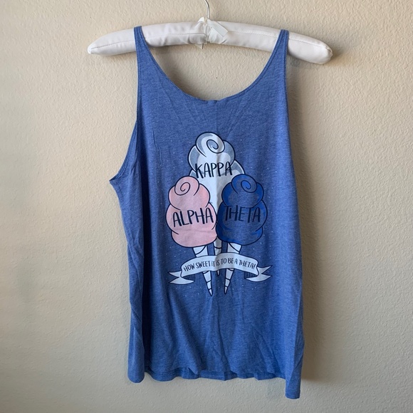 Kappa Alpha Theta Tank Top Bid Day Size Small How Sweet it is to be a Theta! - Picture 9 of 15